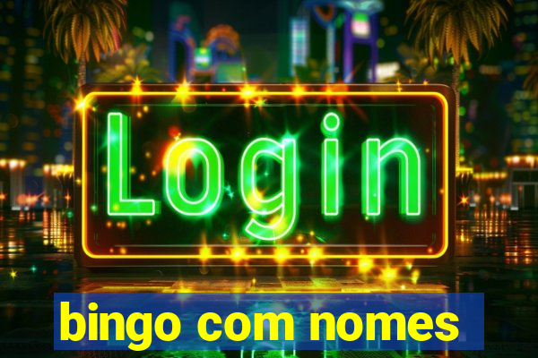 bingo com nomes